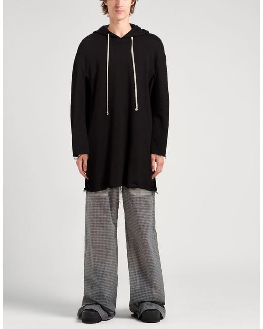 Rick Owens Black Sweatshirt for men