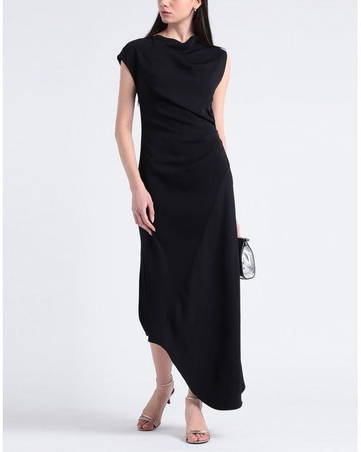 Robe midi Calvin Klein en coloris Black