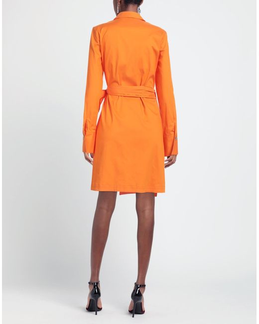 Hanita Orange Mini Dress
