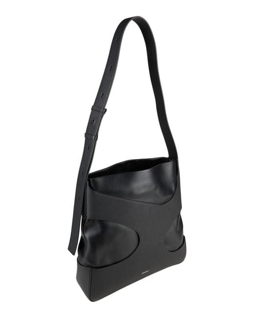 Ferragamo Black Cross-Body Bag Leather