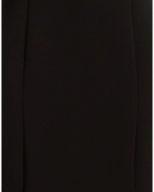 Hanita Black Mini Dress Polyester, Elastane