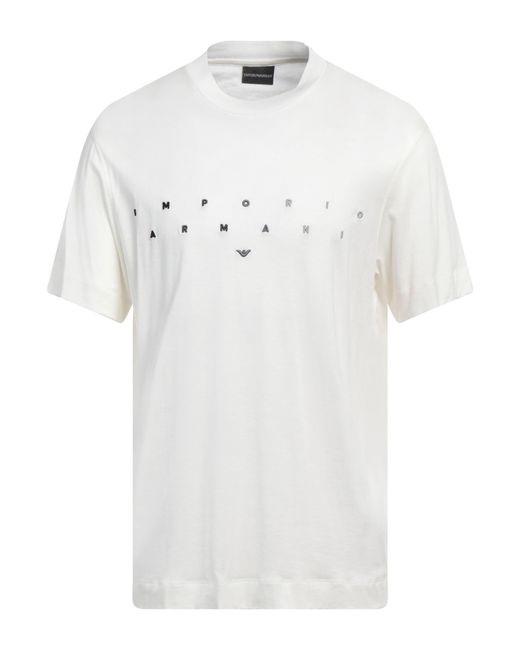 Emporio Armani White T-shirt for men