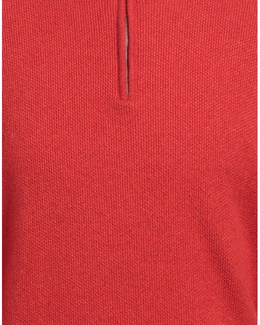 Fedeli Rollkragenpullover in Red für Herren