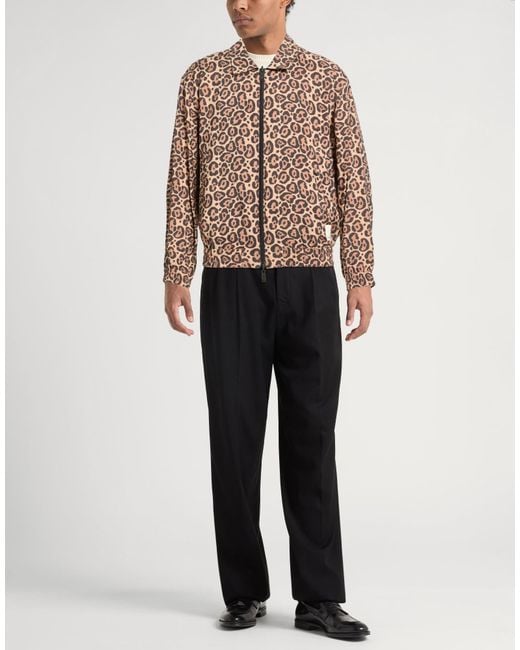 Emporio Armani Brown Jacket Modal, Polyester for men