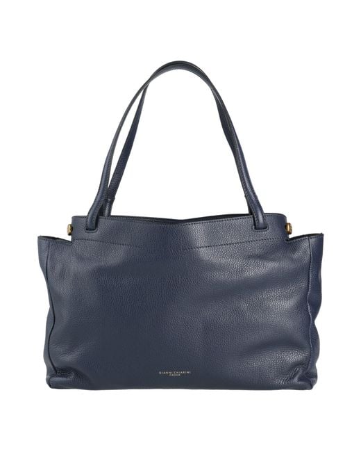 Gianni Chiarini Blue Handbag Leather