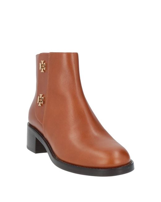 Tory Burch Brown Ankle Boots Calfskin
