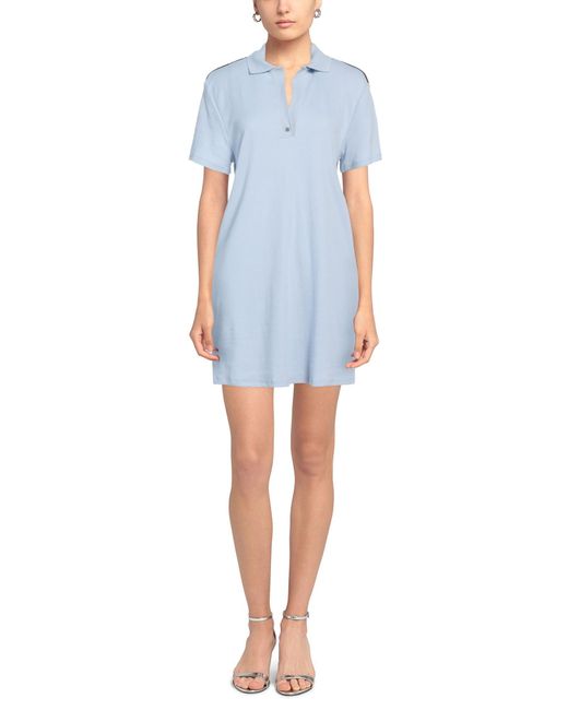 John Richmond Blue Mini Dress