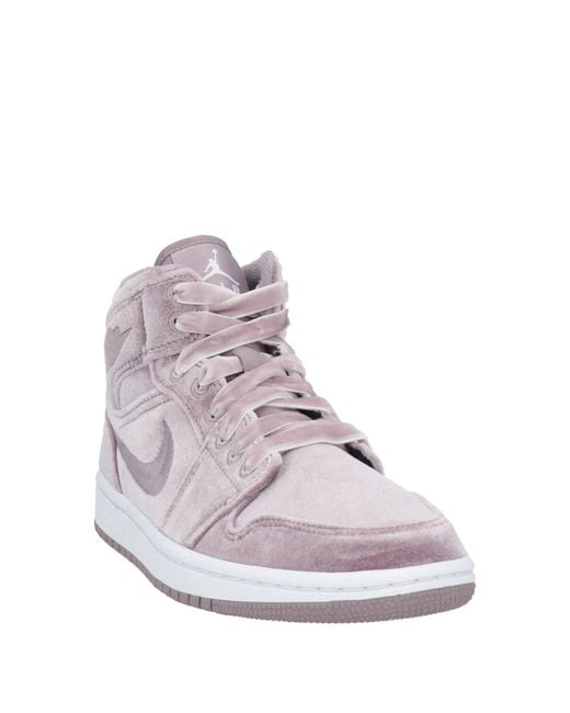 Nike Purple Sneakers Textile Fibers
