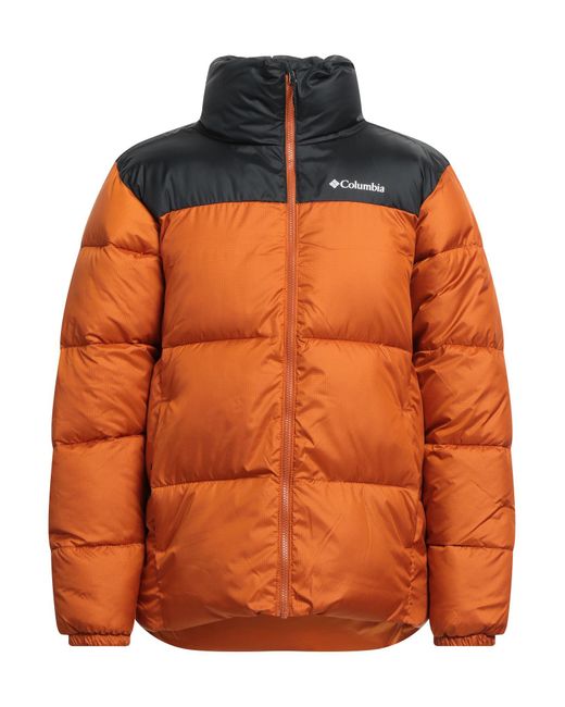 Columbia Orange Down Jacket for men