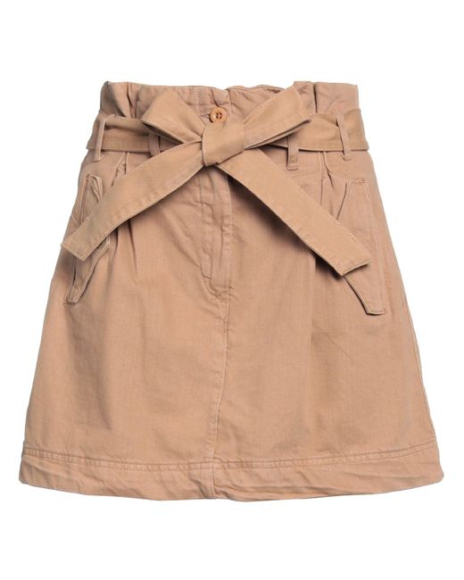 Twin Set Natural Mini Skirt