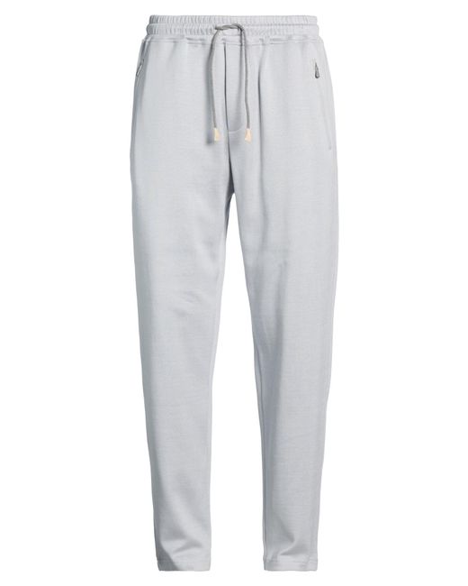 Eleventy Gray Sky Pants Cotton, Polyamide for men