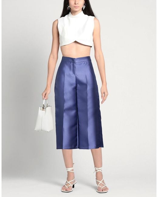 Camilla Blue Pants Polyester