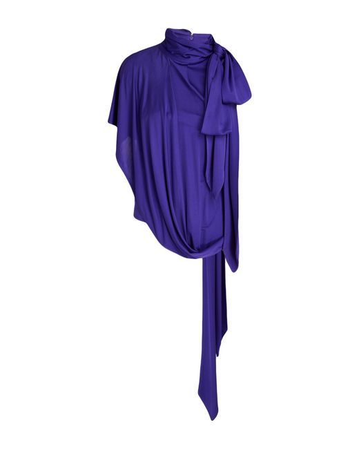 Dries Van Noten Blue Top Viscose