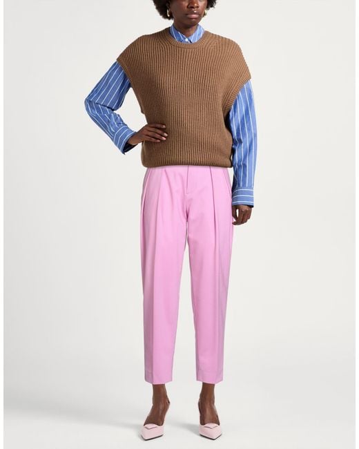 Berwich Pink Pants Virgin Wool, Elastane