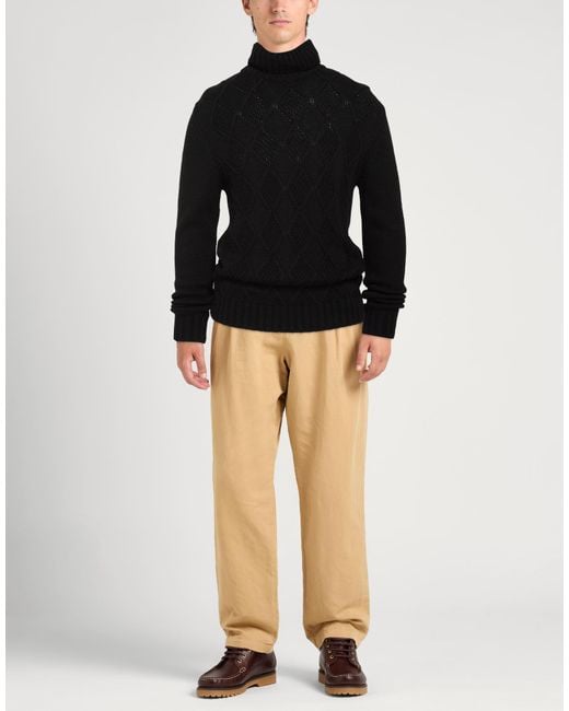 Daniele Alessandrini Black Turtlenecks for men