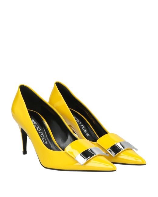 Sergio Rossi Yellow Pumps