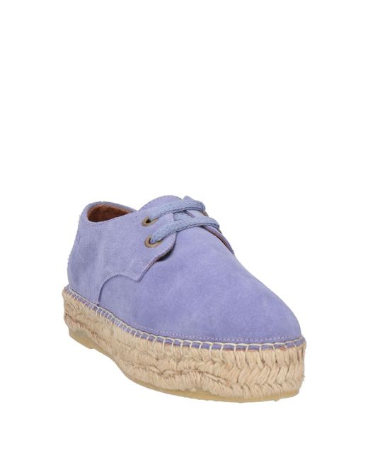 Fly London Purple Lace-Up Shoes Leather