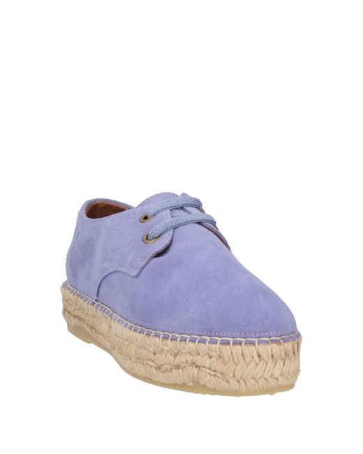 Fly London Purple Espadrilles Leather
