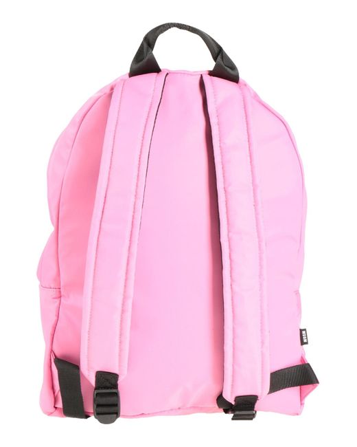 MSGM Pink Backpack for men