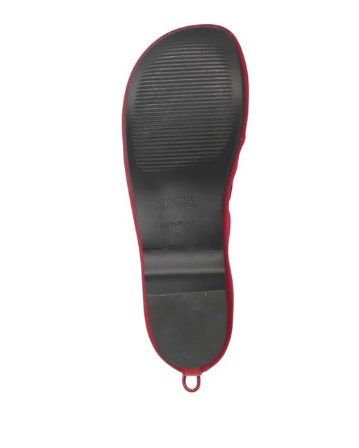 Alohas Red Ballet Flats