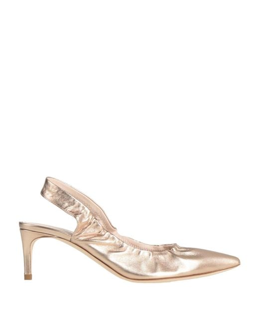 Pollini Natural Pumps Leather