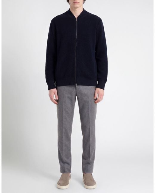 Gran Sasso Blue Cardigan Virgin Wool, Cashmere, Viscose for men