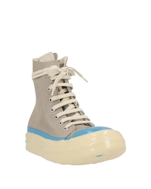 Rick Owens Natural Taupe Sneakers Textile Fibers