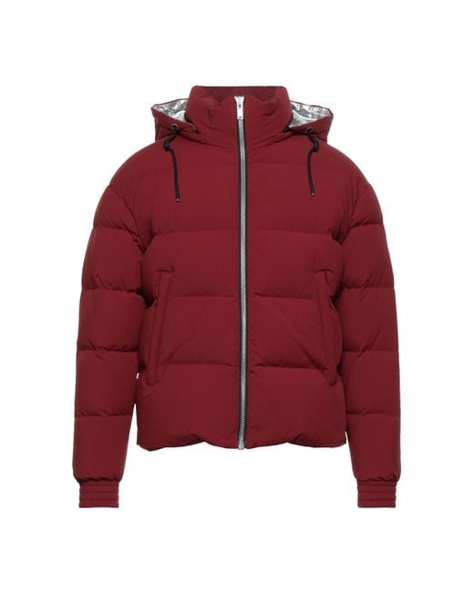 Moose Knuckles Synthetic Down Jacket in Brick Red (Red) for Men Lyst