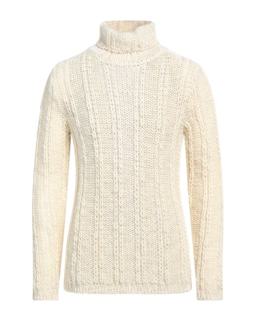 Daniele Alessandrini White Turtleneck for men