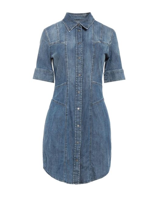 Dondup Blue Mini Dress
