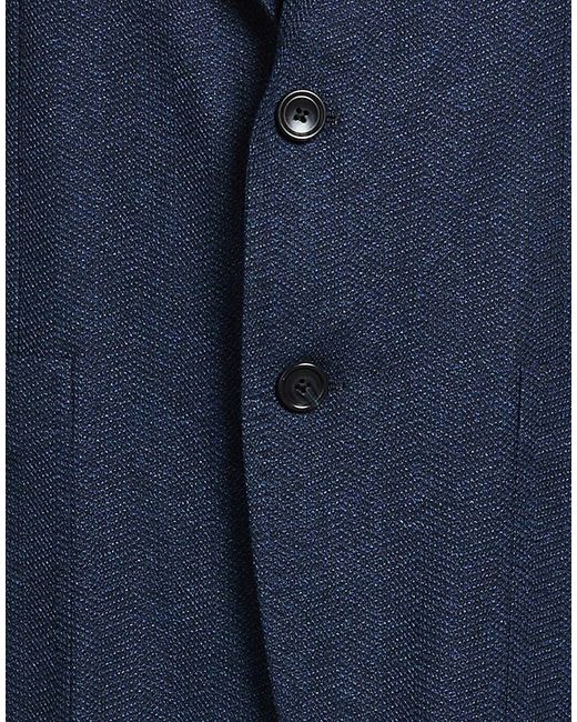 Tagliatore Blue Blazer Cotton for men