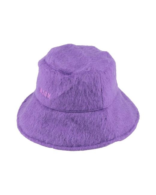 Cappello di MSGM in Purple
