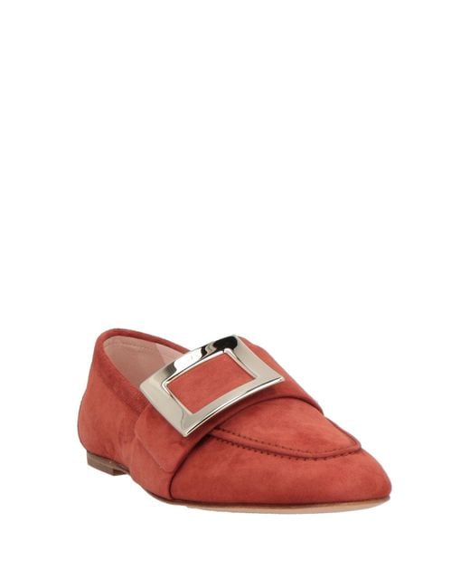 Roger Vivier Red Loafers