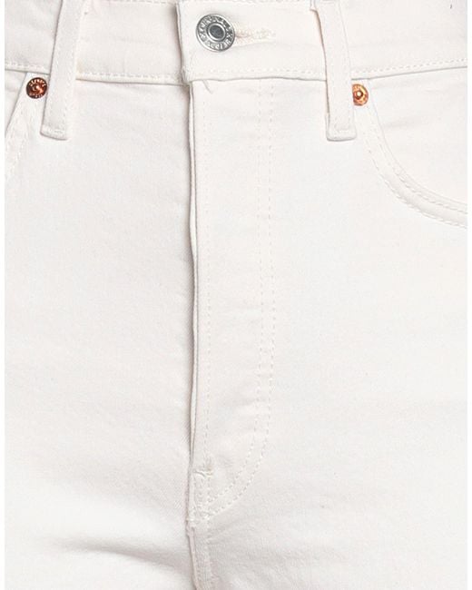 Re/done White Jeans