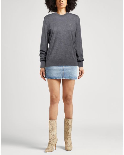 DSquared² Gray Sweater Virgin Wool