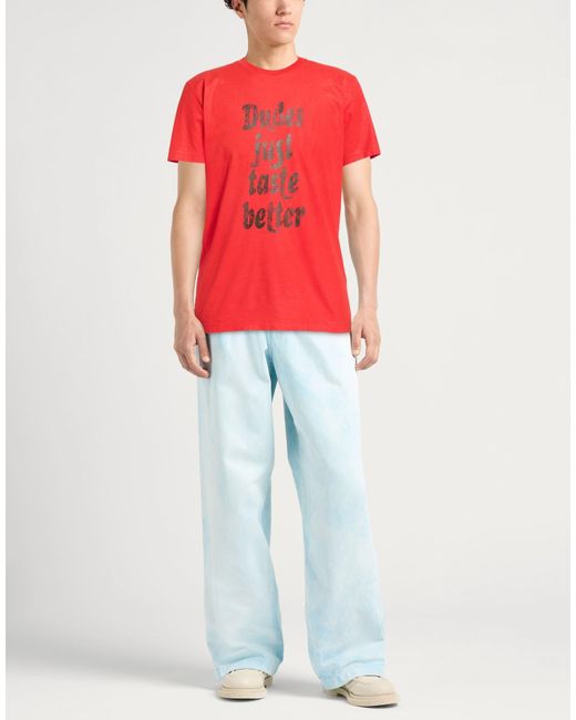 DSquared² Red T-Shirt for men