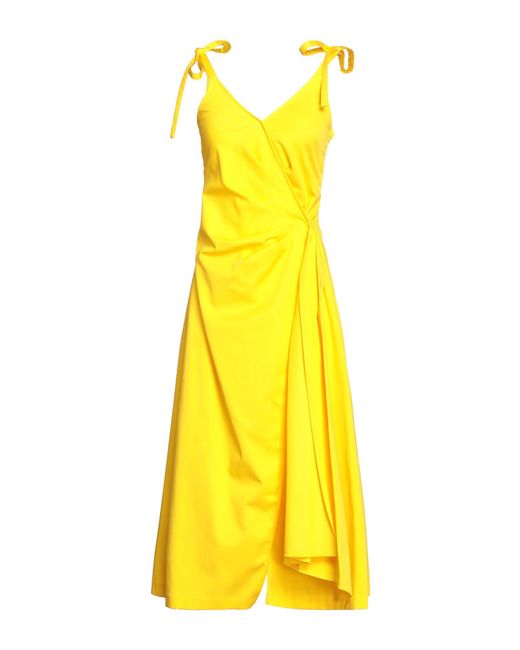 Off-White c/o Virgil Abloh Yellow Midi Dress