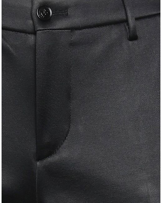 PT Torino Black Pants Polyester, Acetate, Polyamide