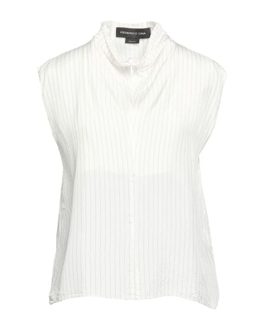 FEDERICO CINA White Top Viscose
