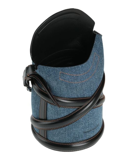 McQueen Blue Cross-Body Bags