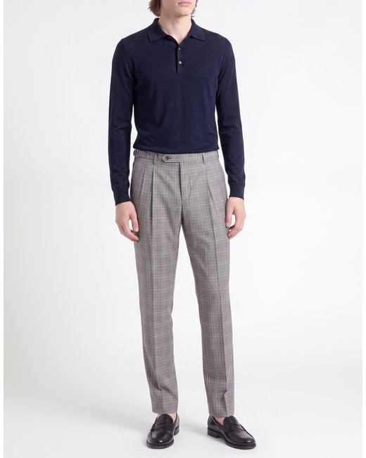 Rota Gray Pants Virgin Wool for men