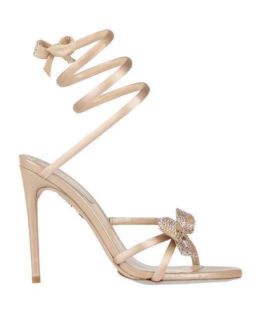 Rene Caovilla Metallic Sandals