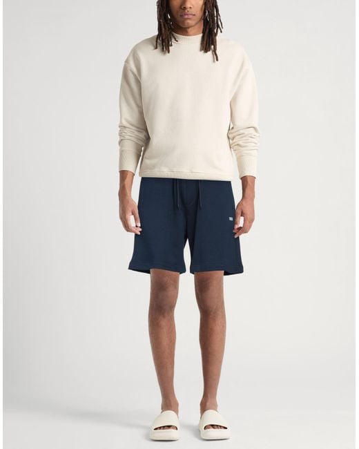MSGM Blue Shorts & Bermuda Shorts Cotton for men
