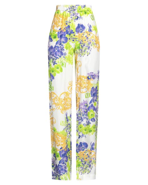 Versace White Baroque Pants