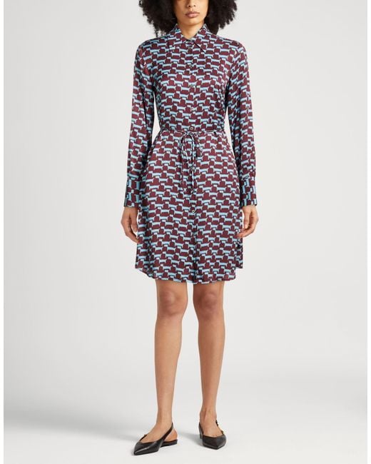 Ottod'Ame Multicolor Azure Mini Dress Viscose