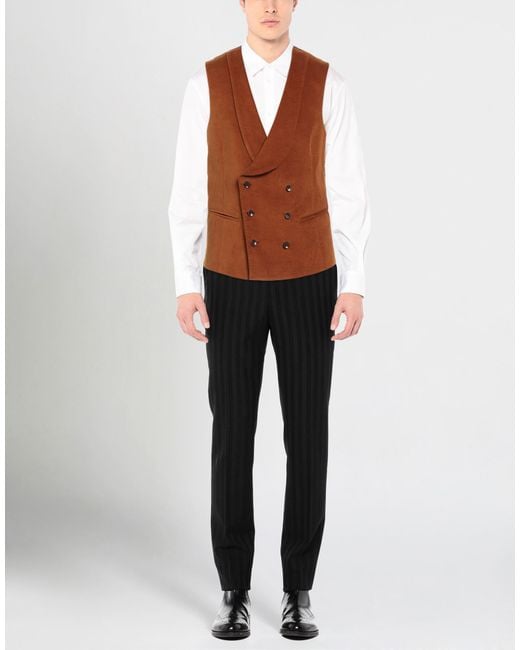 Paoloni Brown Vest for men
