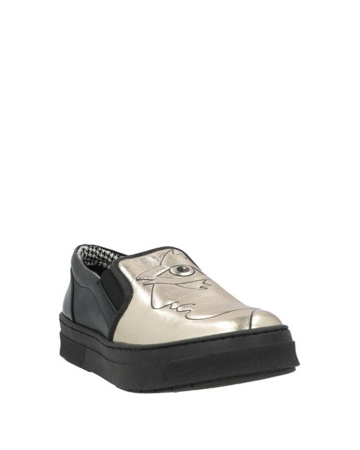 Pollini Black Sneakers Leather