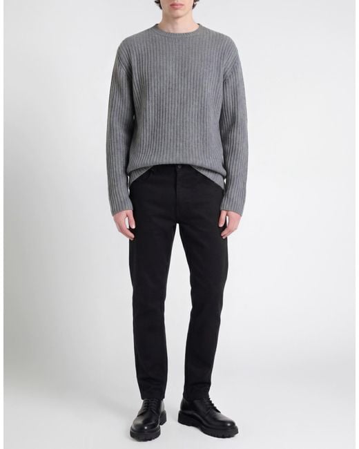 Officina 36 Gray Sweater Wool, Viscose, Polyamide, Cashmere for men