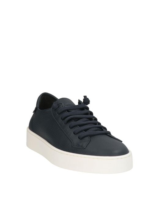 Fabiano Ricci Blue Midnight Sneakers Leather for men