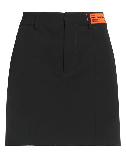 Heron Preston Black Mini Skirt